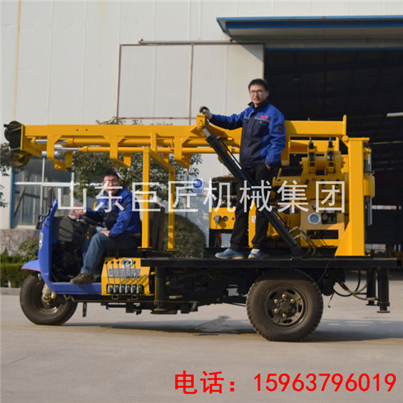 廣東三輪車載勘探鉆機(jī)_華夏巨匠全液壓巖芯取樣鉆機(jī)_現(xiàn)貨可發(fā)