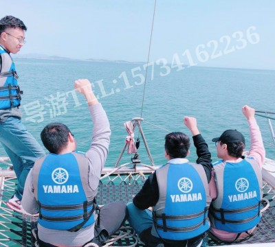 美麗離礁島新上大帆船，海邊重新修建 ，適合旅游度假的最佳選擇！