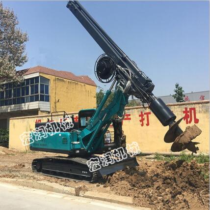 供應旋挖鉆機_機鎖桿履帶式旋挖機_建筑設備液壓履帶式打樁機