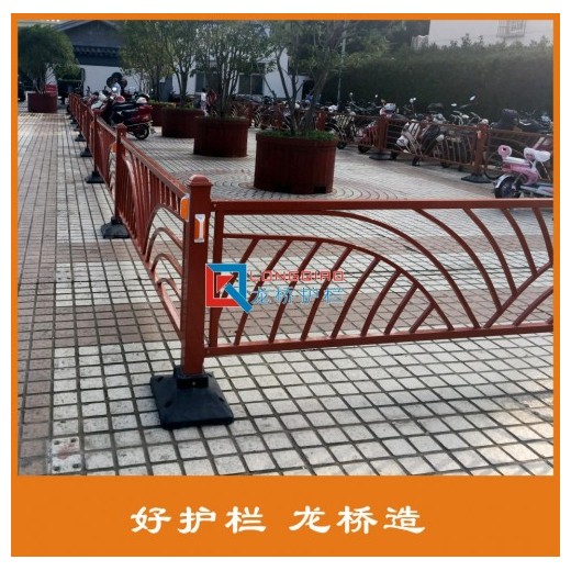 上?；ㄊ降缆犯綦x護(hù)欄 上海景區(qū)鍍鋅鋼噴塑護(hù)欄 龍橋公司